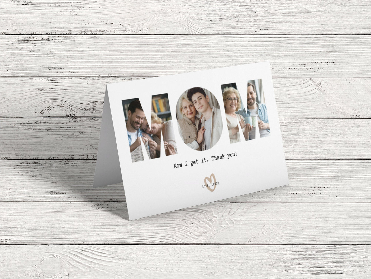 Mom Photo Greeting Card, Now I Get It