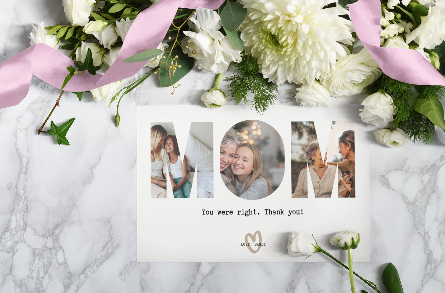 Mom Photo Greeting Card, You Were Right