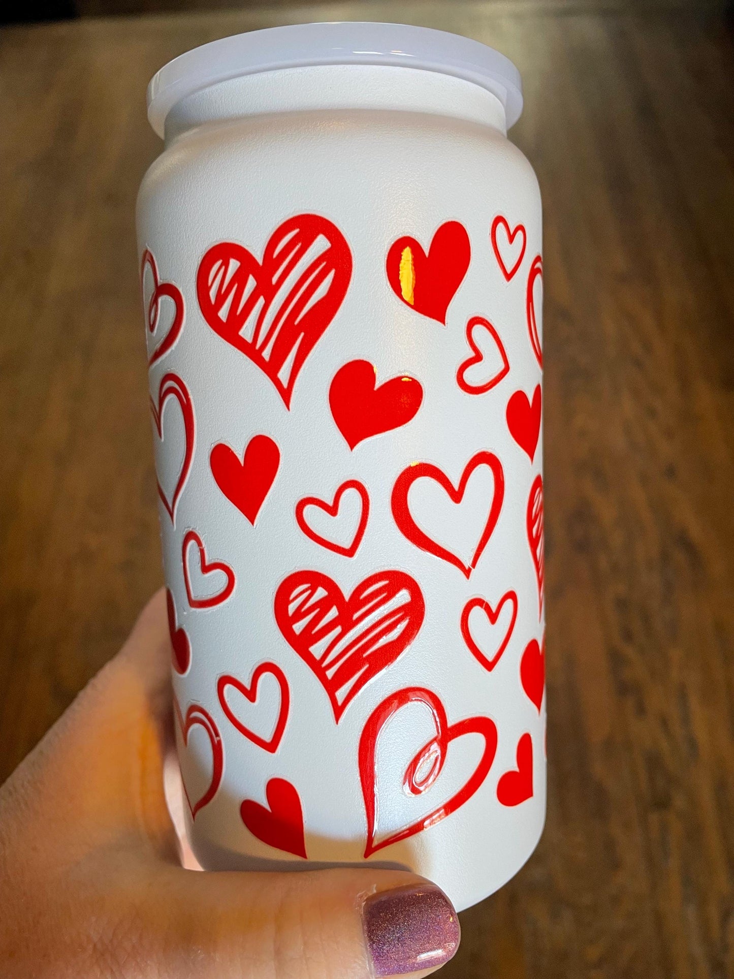 16oz Valentine’s Stainless Steel Cup