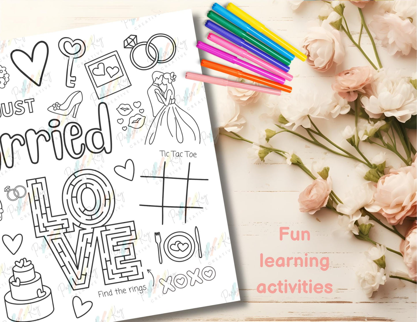 Wedding Activity Sheet for Kids