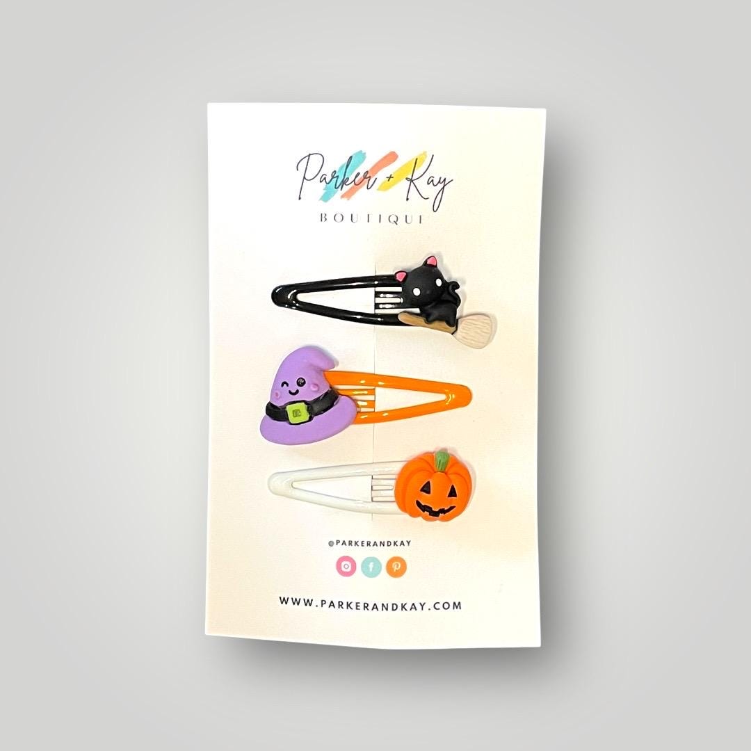 Spooky Halloween Hair Clips