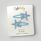 Shimmering Starfish Snap Clips
