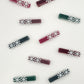 Velvet Snowflakes Clips