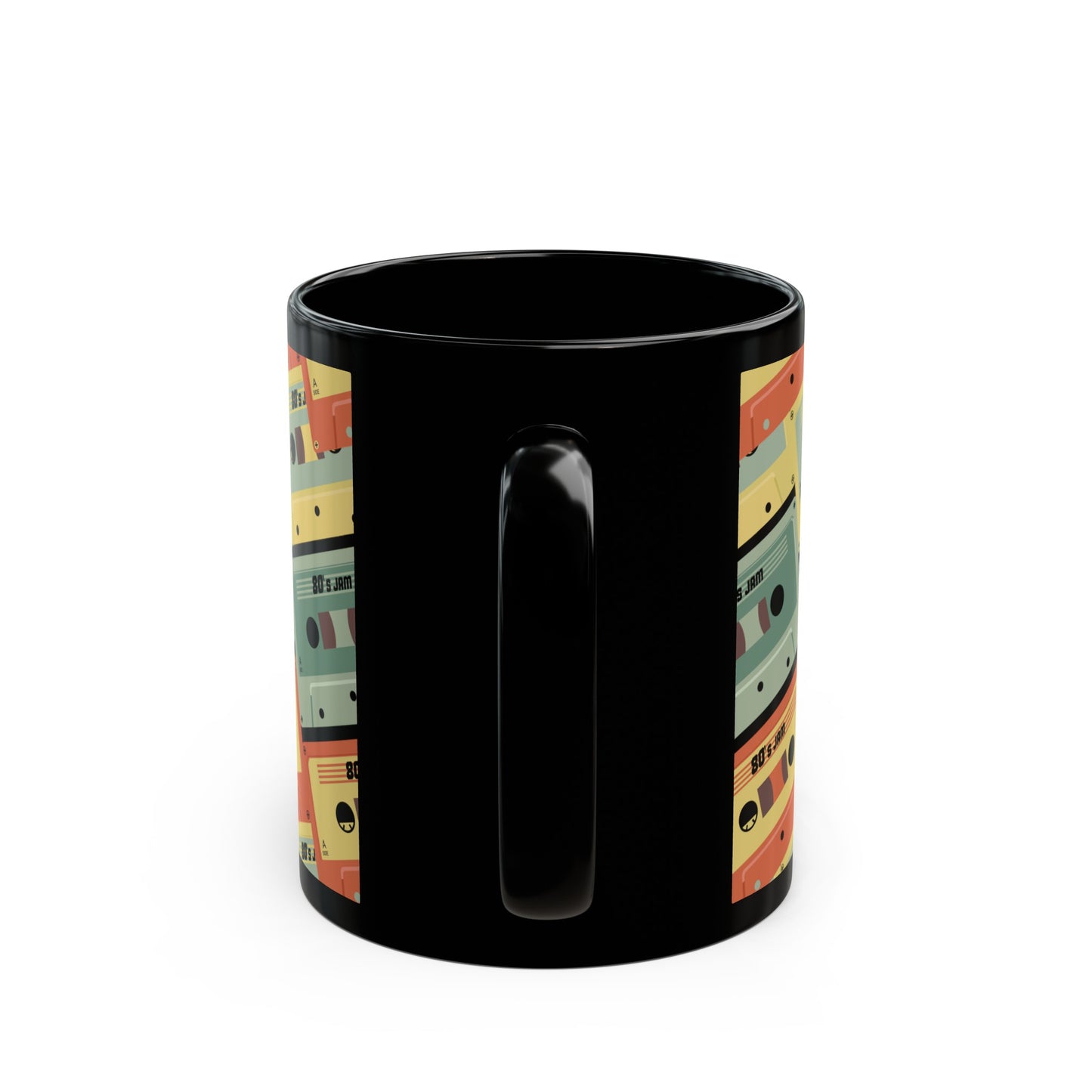 RETRO MIX TAPE Black Mug (11oz, 15oz)