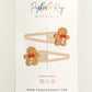 GINGERBREAD FRIENDS Hair Clips