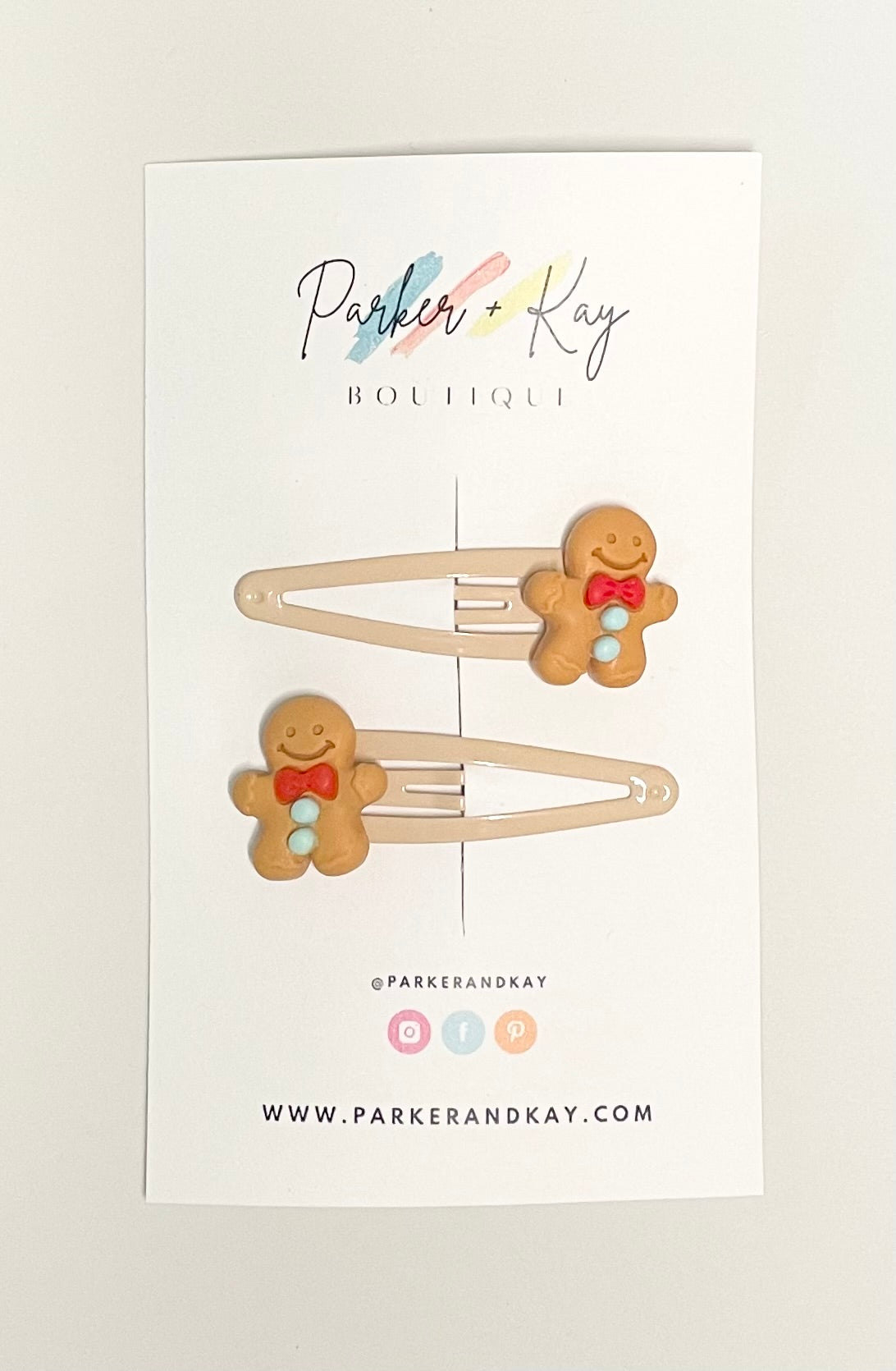 GINGERBREAD FRIENDS Hair Clips