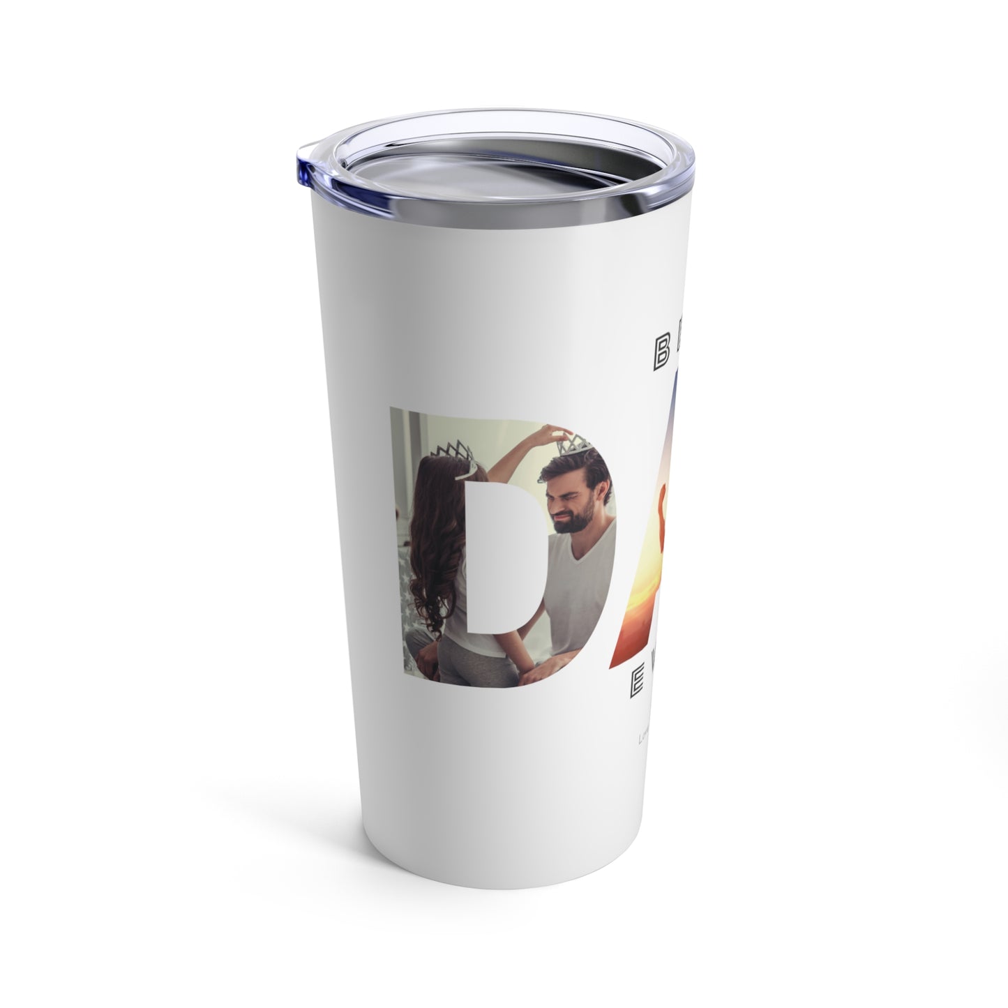 BEST DAD EVER Personalized Stainless Steel Tumbler 20oz