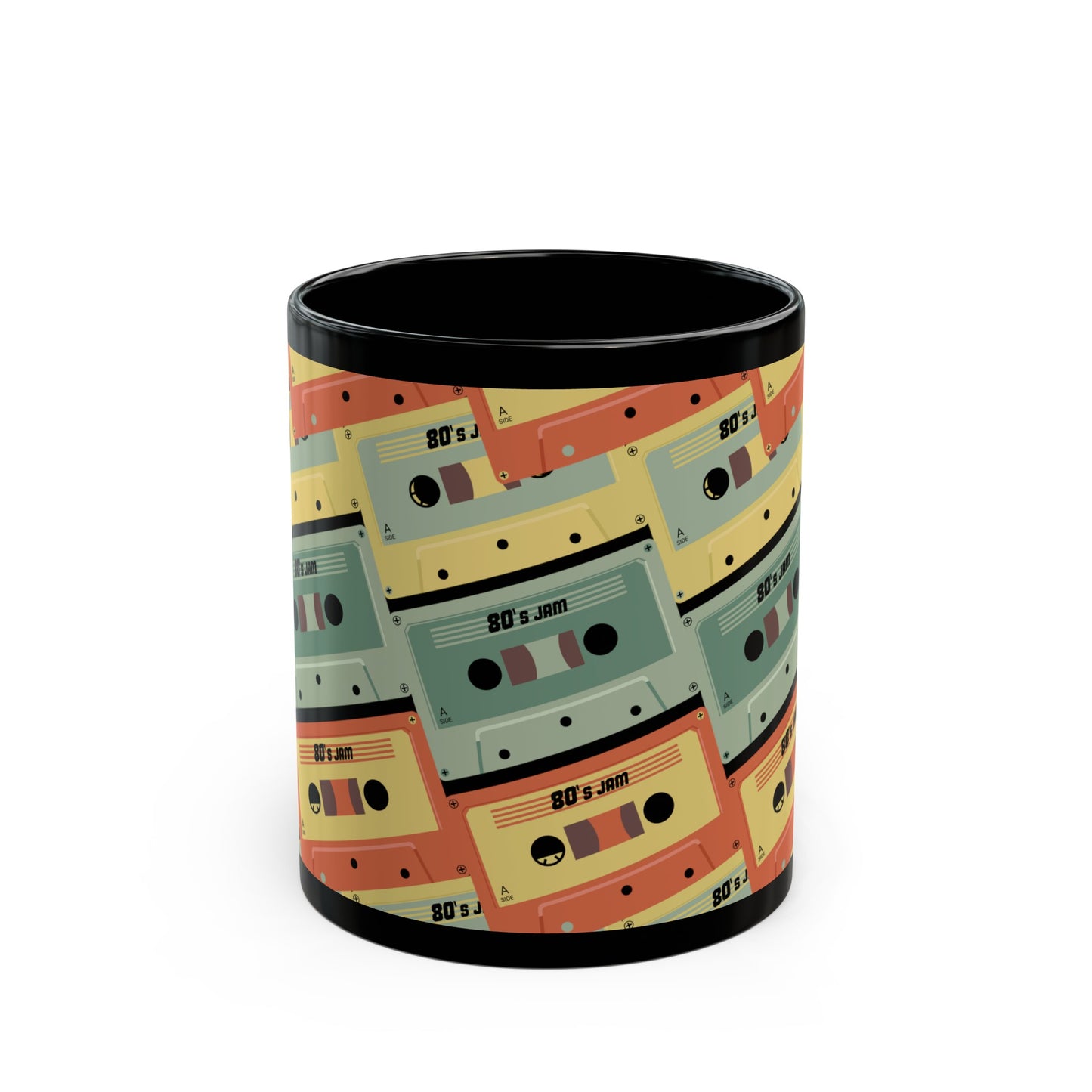 RETRO MIX TAPE Black Mug (11oz, 15oz)