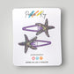 Shimmering Starfish Snap Clips