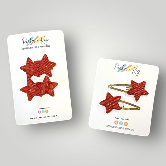 Boho Star Sparkle Clips