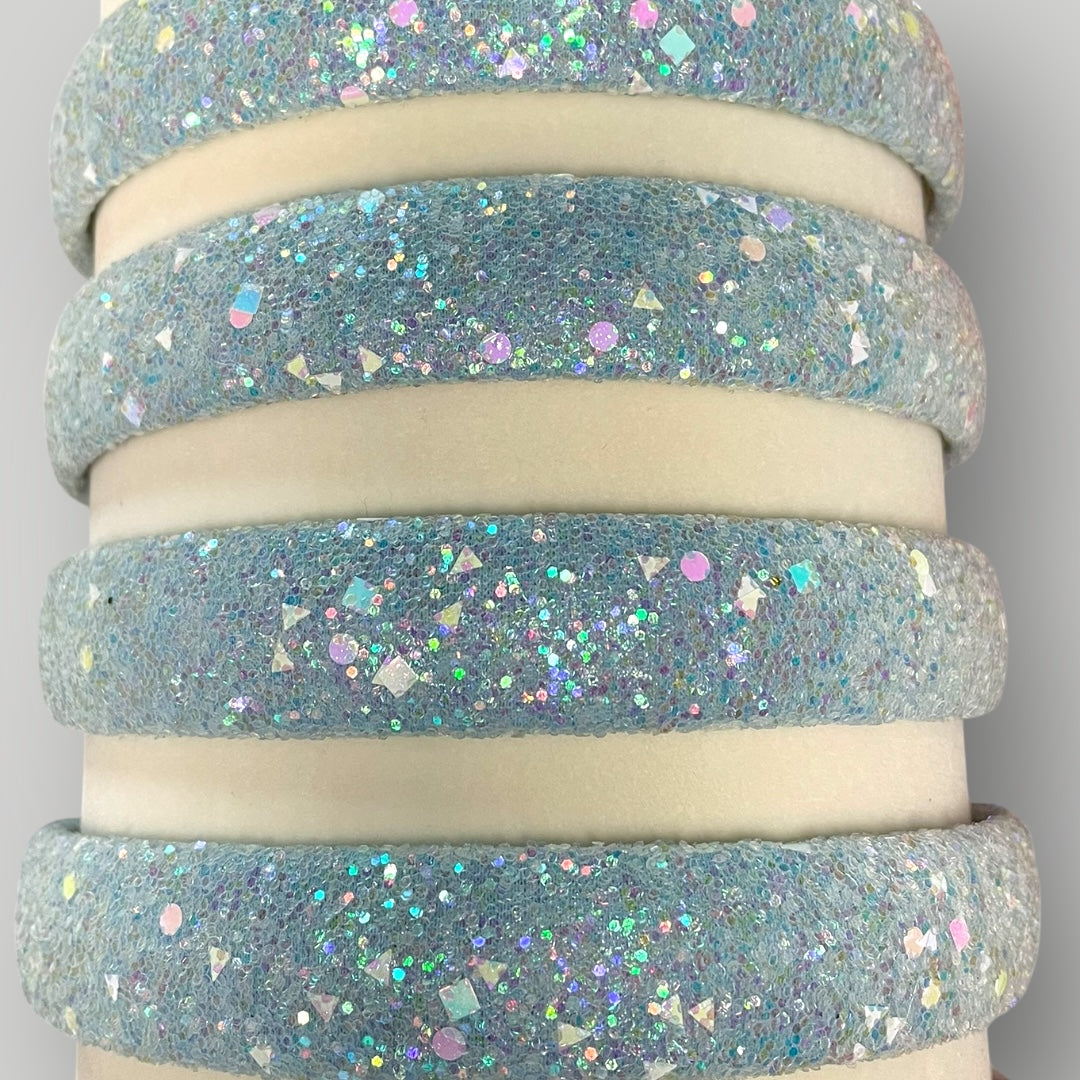 Chunky Glitter Headband | Blue