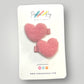 Wool Heart Hair Ties or Clips
