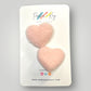 Wool Heart Hair Ties or Clips