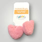 Wool Heart Hair Ties or Clips