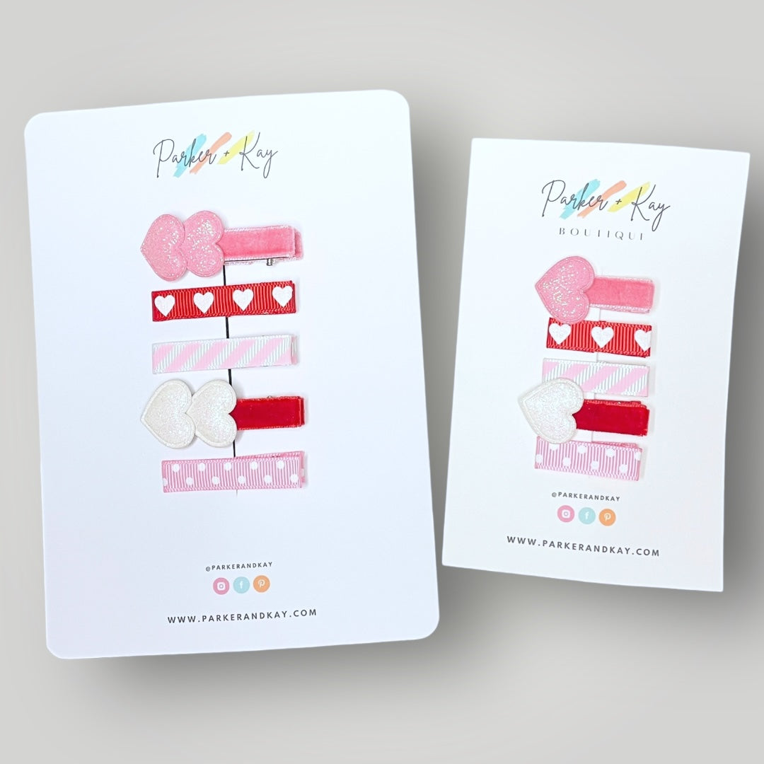 Valentine Clips Variety Set