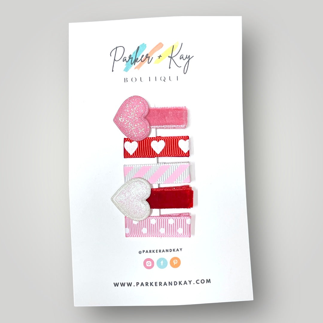 Valentine Clips Variety Set