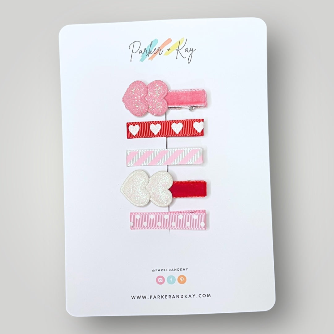 Valentine Clips Variety Set