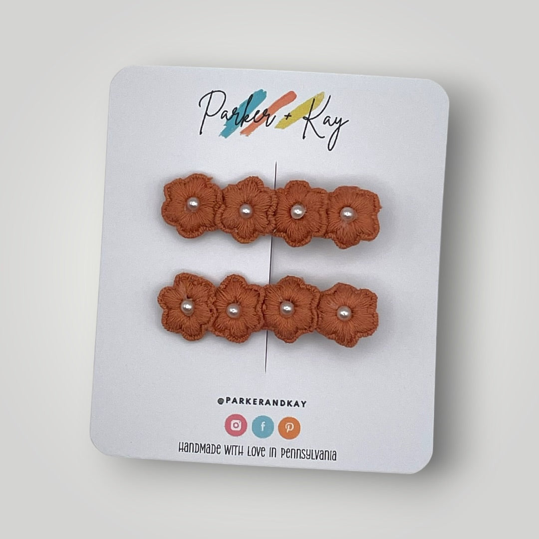 Pearl Posy Clips