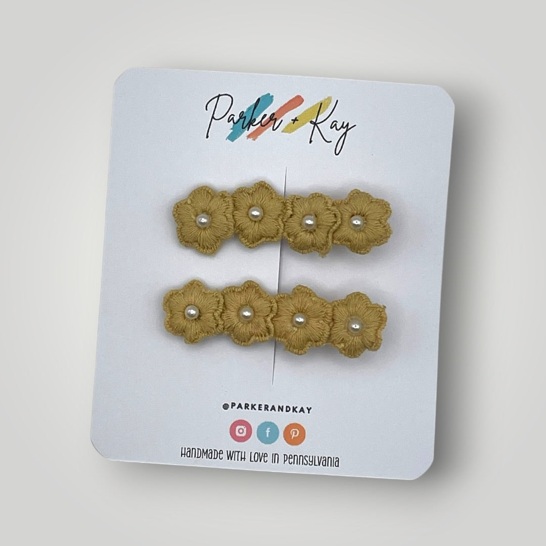 Pearl Posy Clips