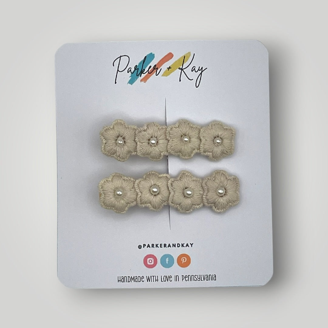 Pearl Posy Clips