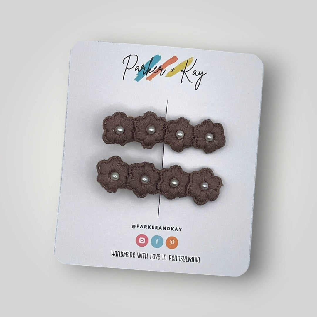 Pearl Posy Clips