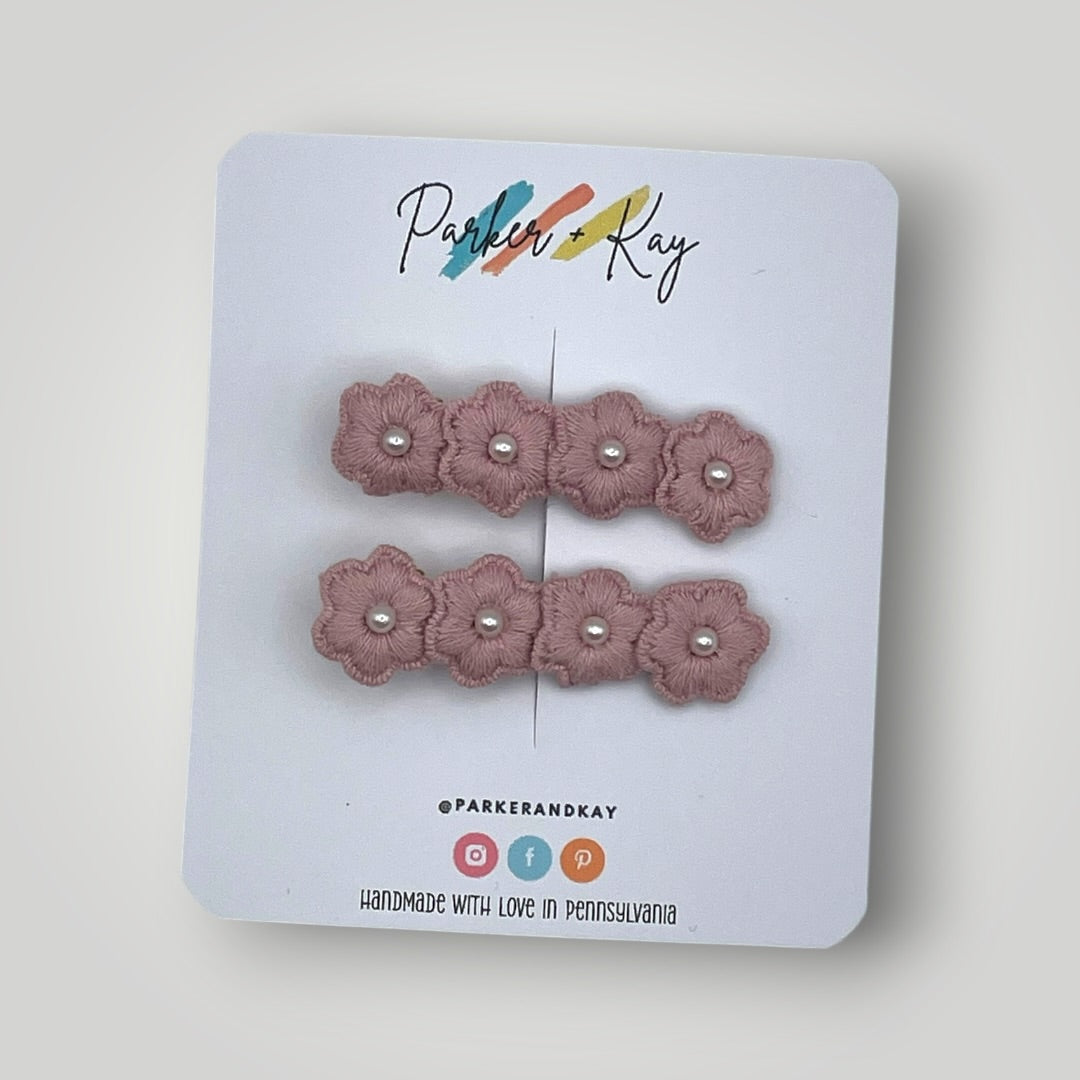 Pearl Posy Clips
