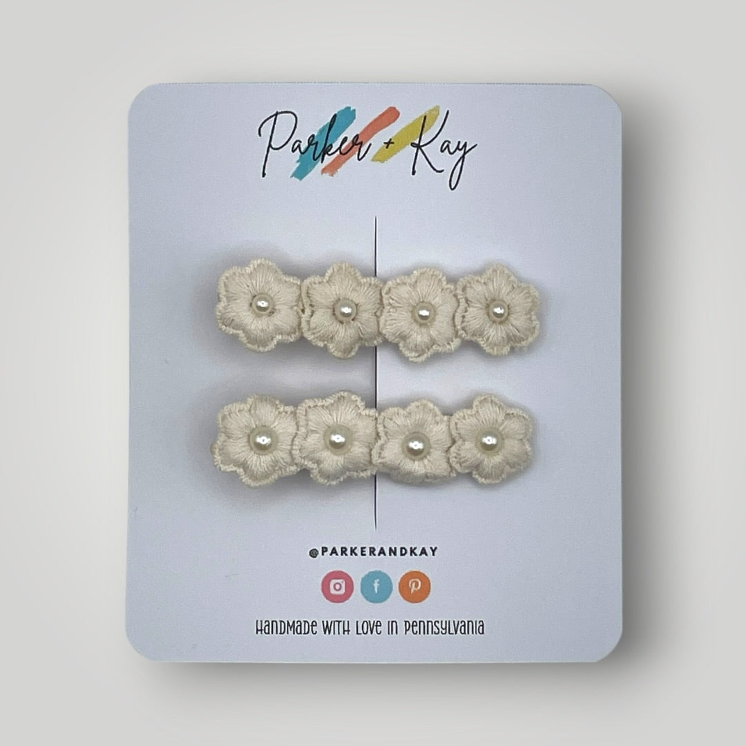 Pearl Posy Clips