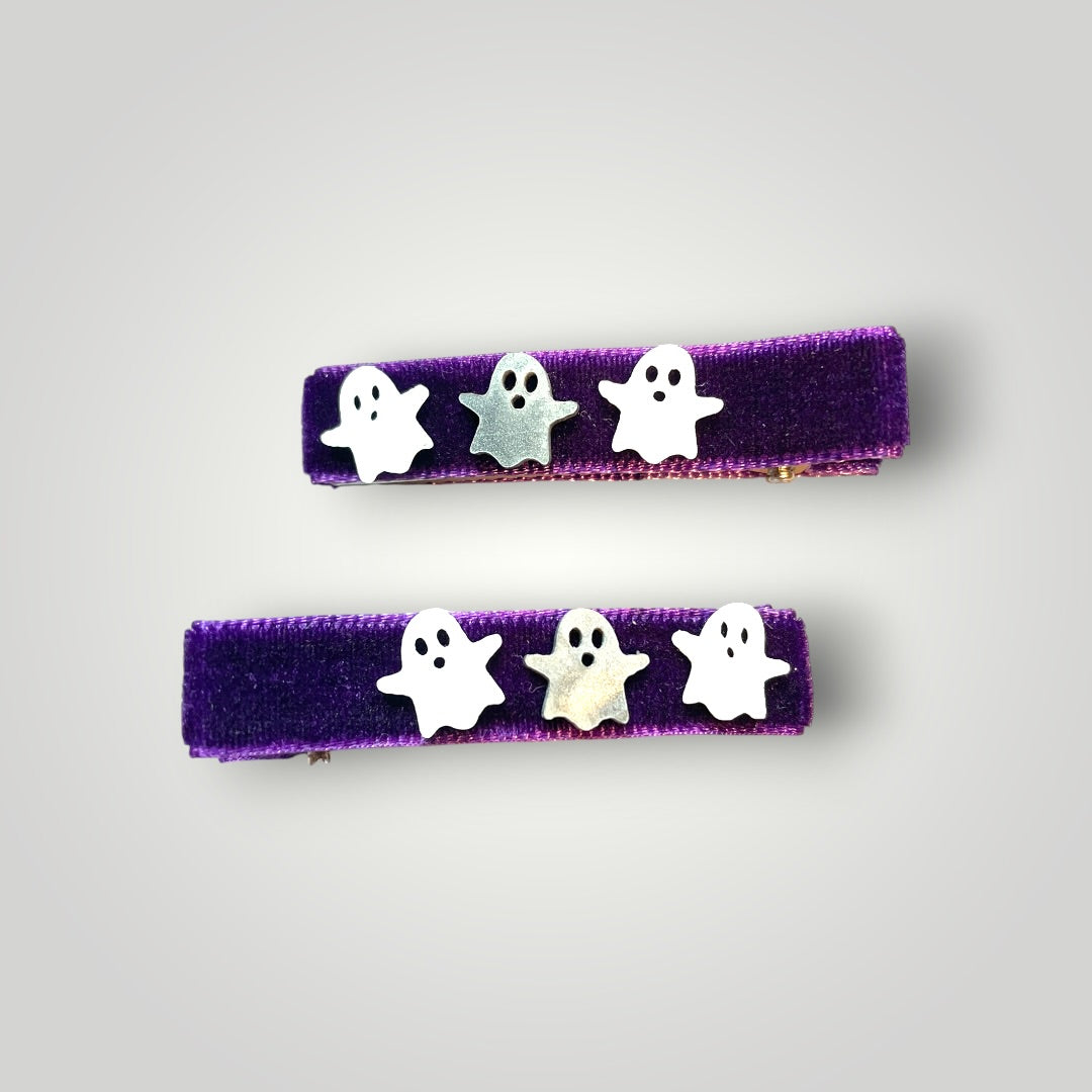 Velvet Boo Clips