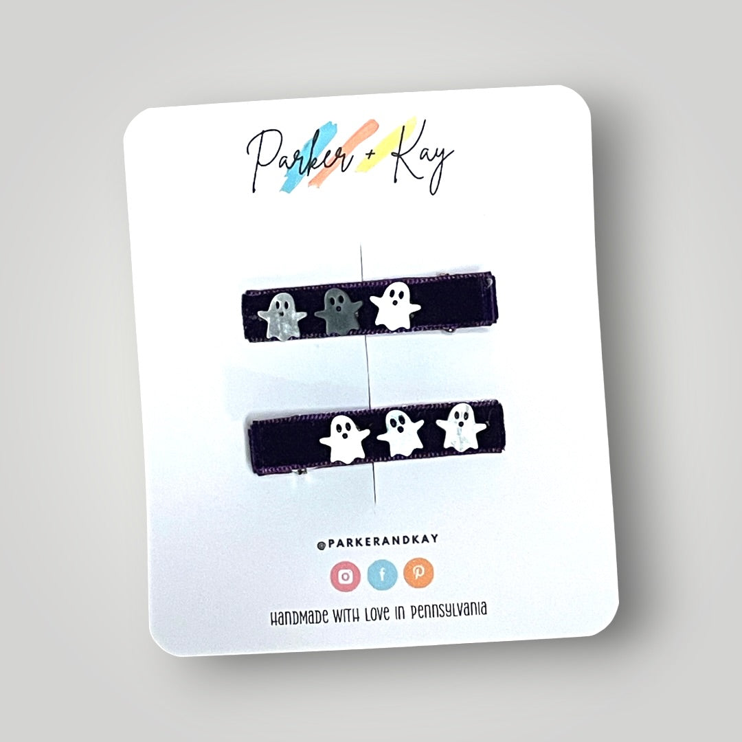 Velvet Boo Clips