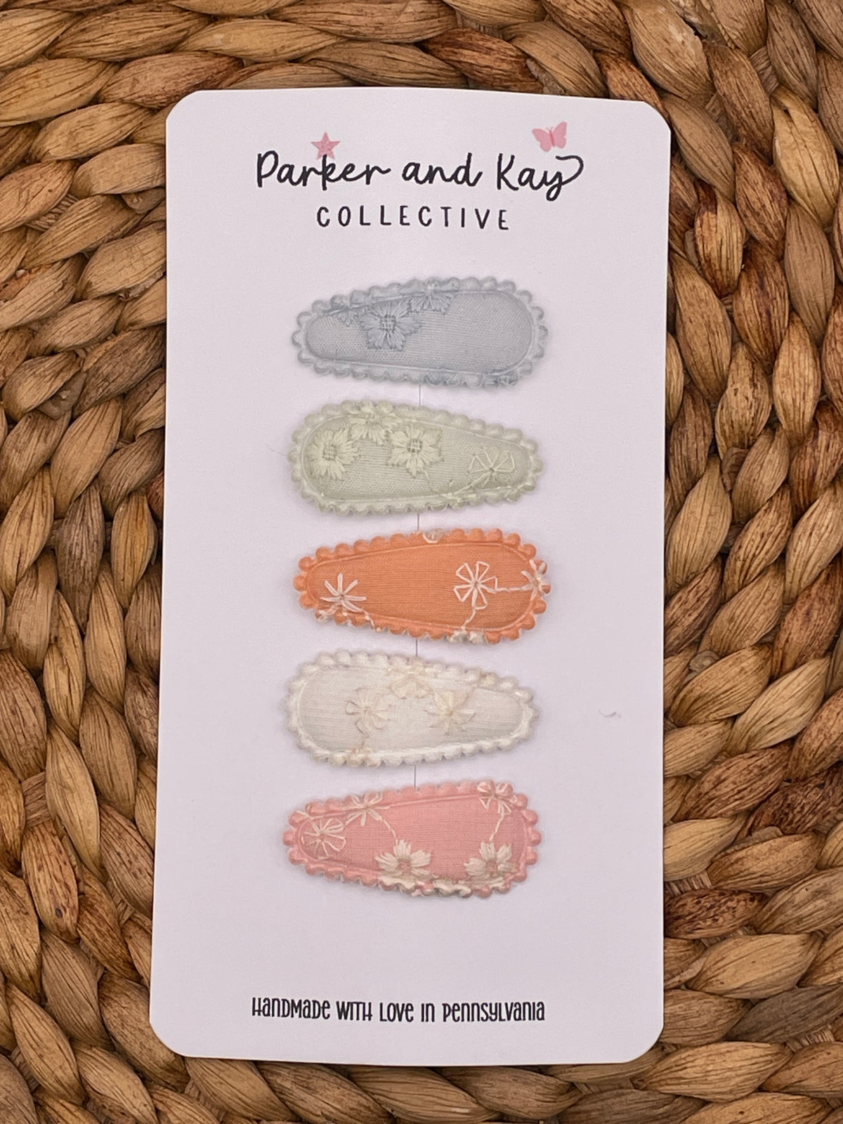Petite Snap Clip Set | Petal Stitch