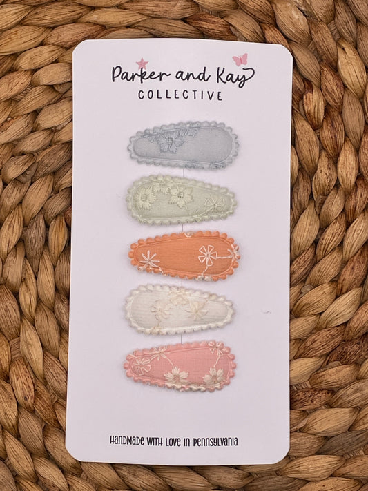 Petite Snap Clip Set | Petal Stitch