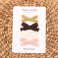 Petite Fuzzy Bows Set | Cozy Bear