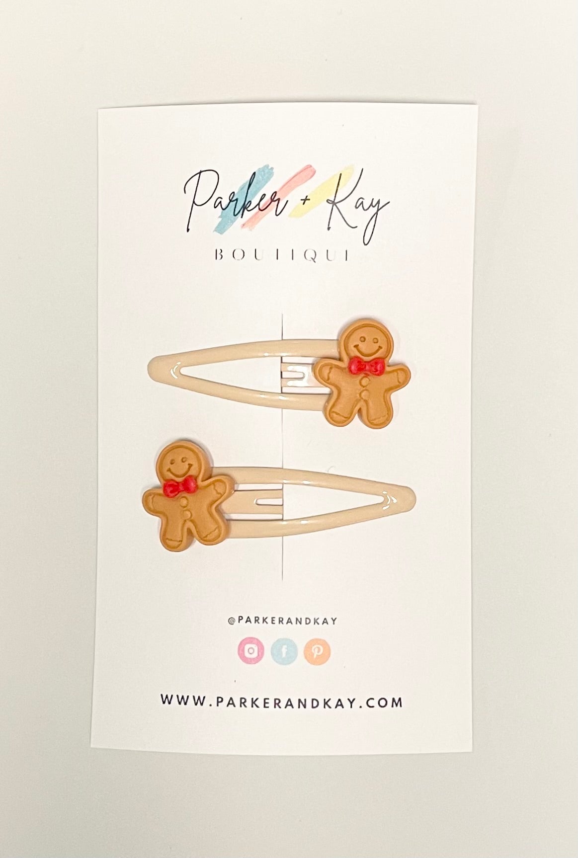 GINGERBREAD FRIENDS Hair Clips