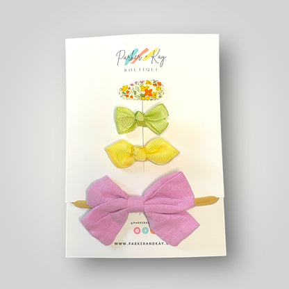Spring Hair Accessory Set for Babies