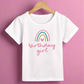 Girl’s Rainbow Birthday T-Shirt