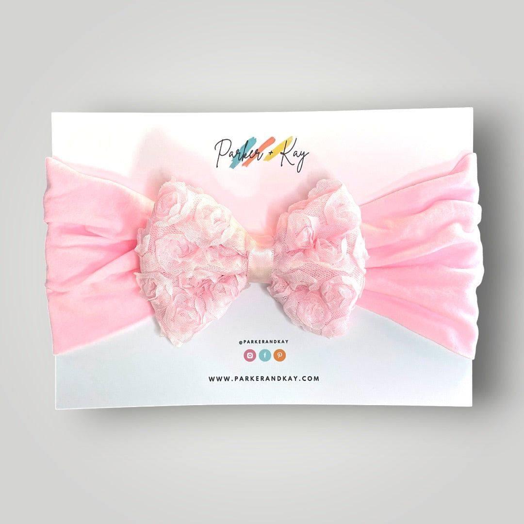 Shabby Rose Headband