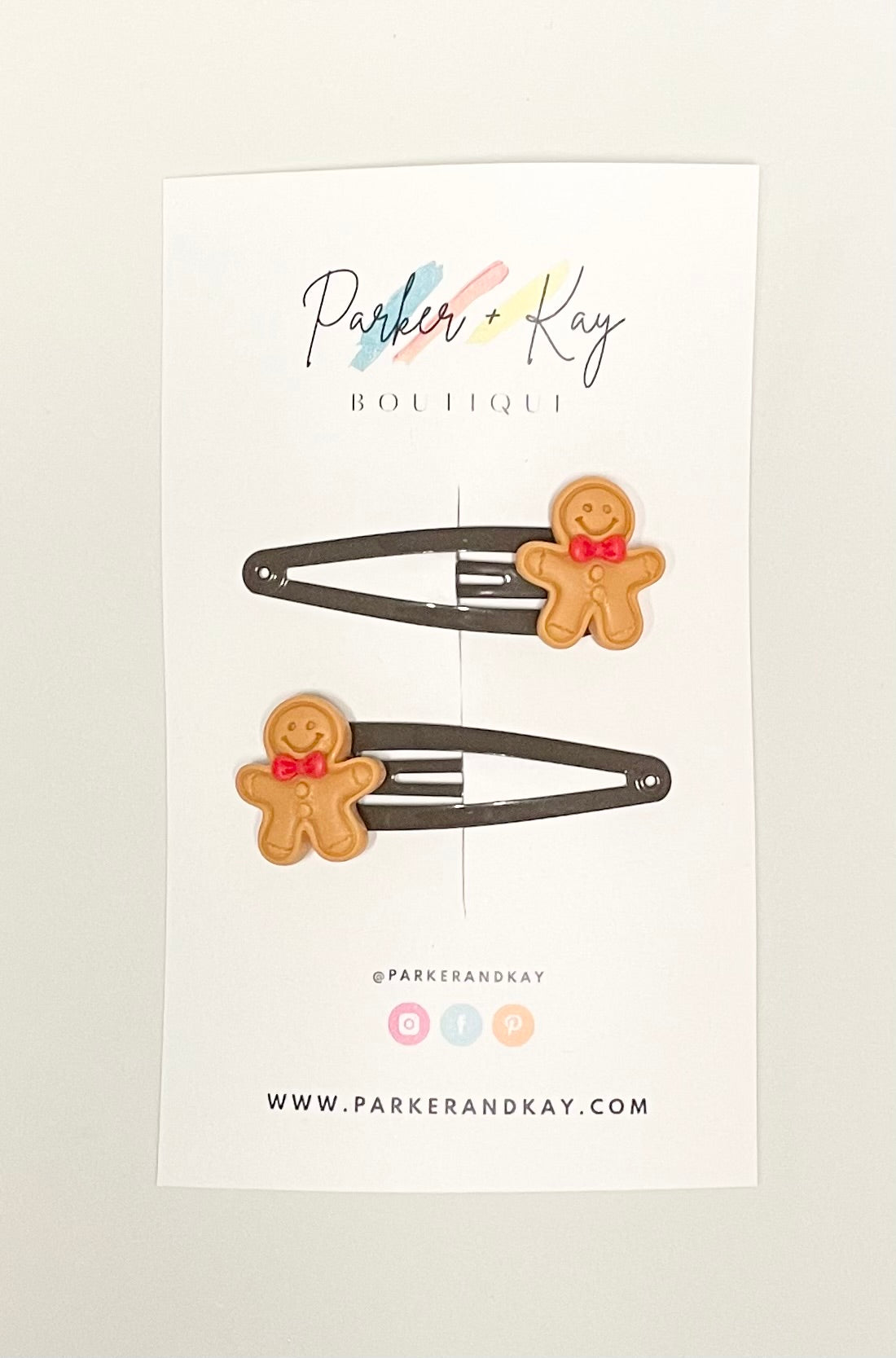 GINGERBREAD FRIENDS Hair Clips