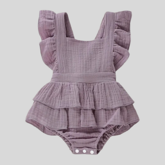 Muslin Ruffled Romper
