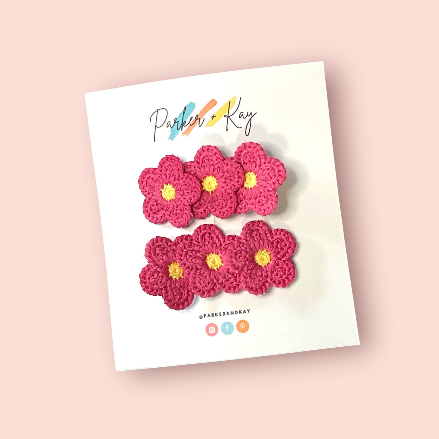 Bright Blooms Hair Clips