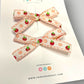 Strawberry Pigtail Bows