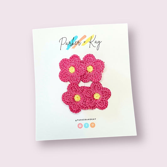Bold Blooms Hair Clips