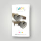 PATTY Textured Hearts Hair Clips