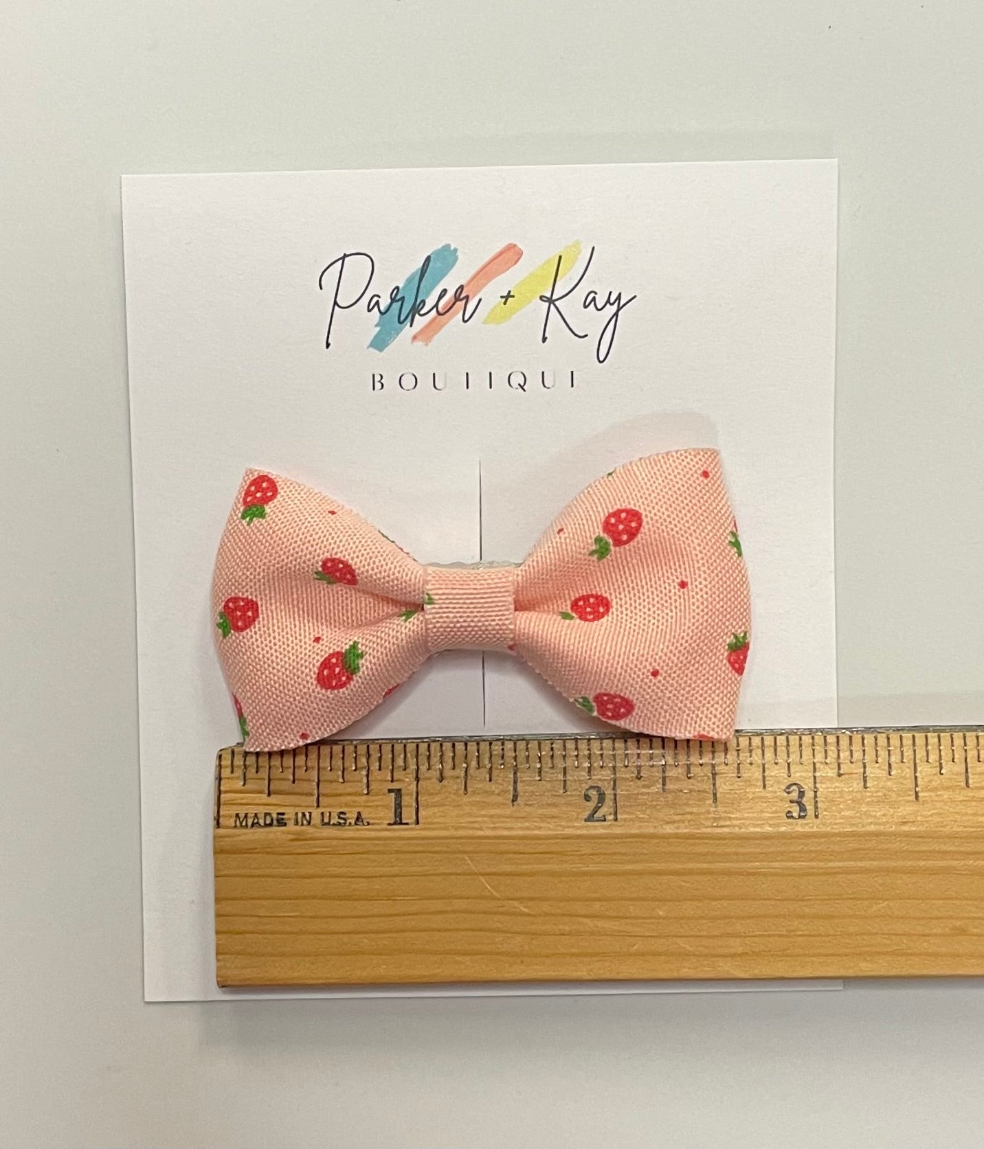 STRAWBERRY LOVE Hair Bow