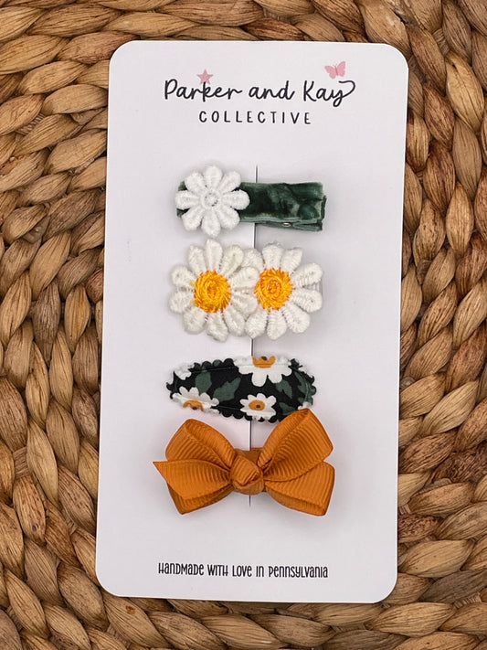 Baby’s First Clips Mini Set | Daisy