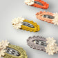 Sweet Blooms Crochet Snap Hair Clip