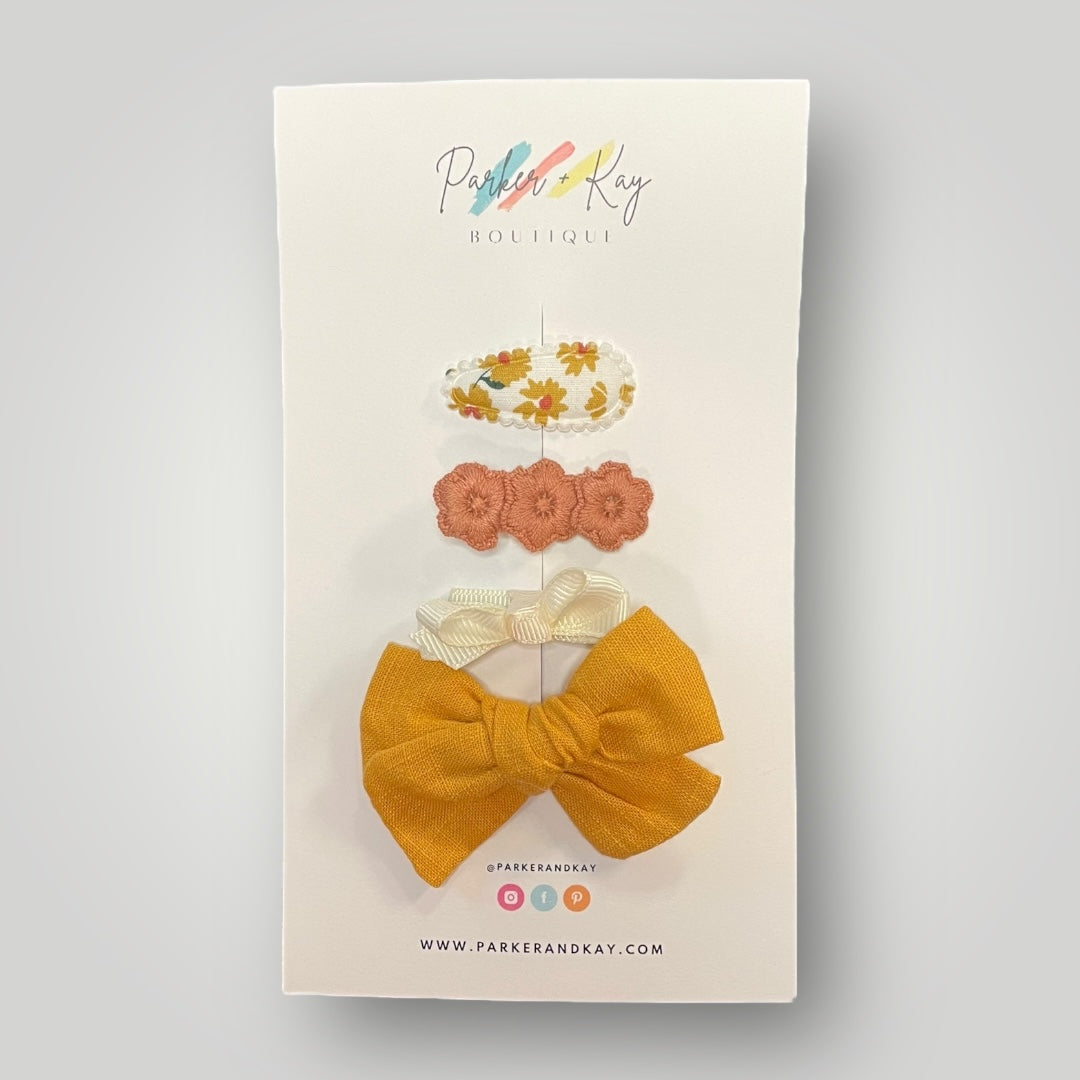 Fall Hair Accessory Set for Babies