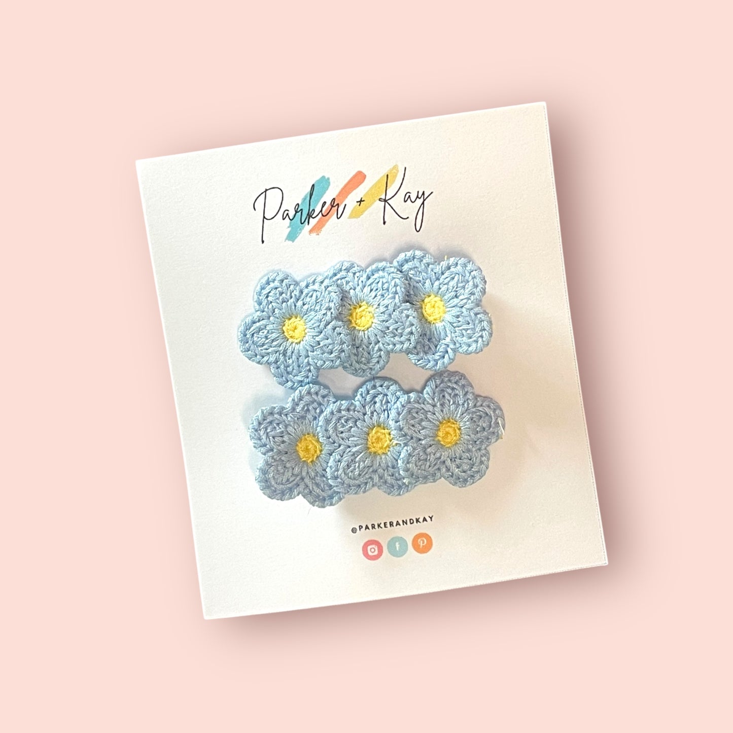 Bright Blooms Hair Clips