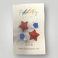 GEORGIE Glitter Stars Hair Clips