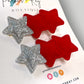 Velvet Star Clips
