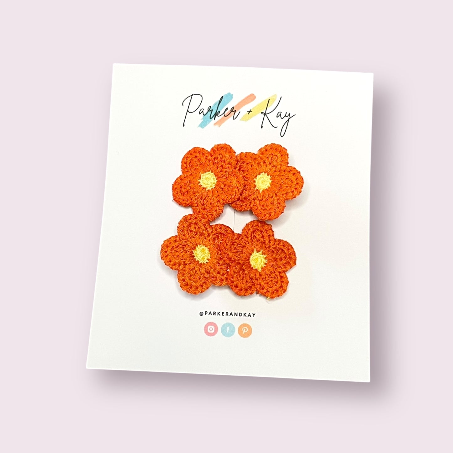 Bright Blooms Hair Clips